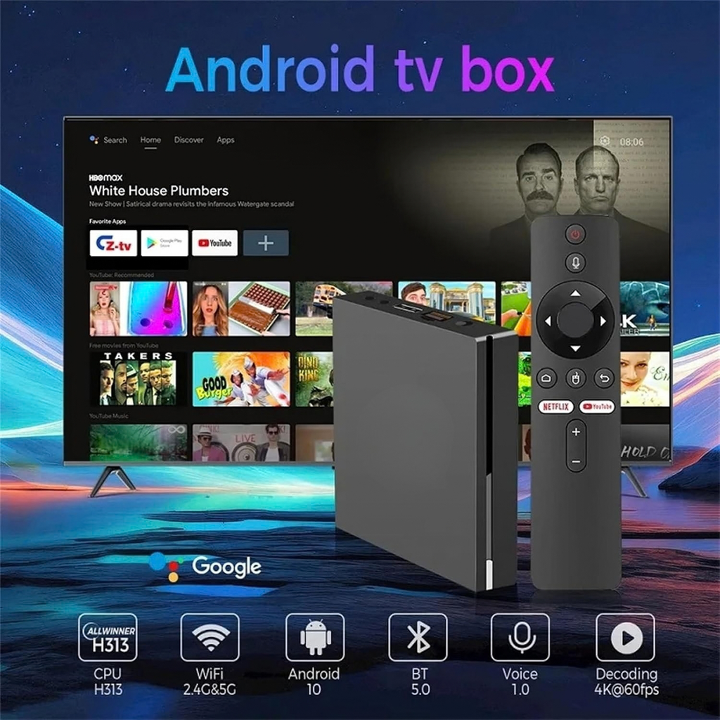 Z1 Android 11 TV Box 4K HD Smart Media Player Dual WiFi