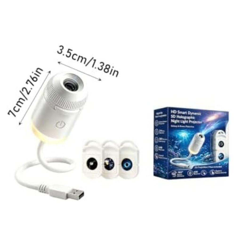 Smart Galaxy Projector Night Light, 2-in-1 Star Projector (24 Piece)