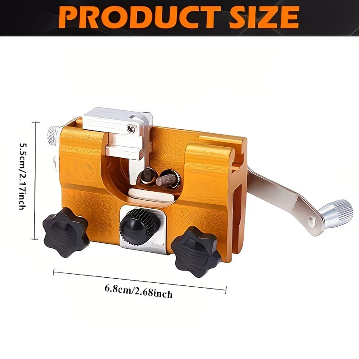 Chainsaw Sharpener Tool, Portable Manual Chain Saw Sharpener Kit, Clamp-On Sharpening Jig