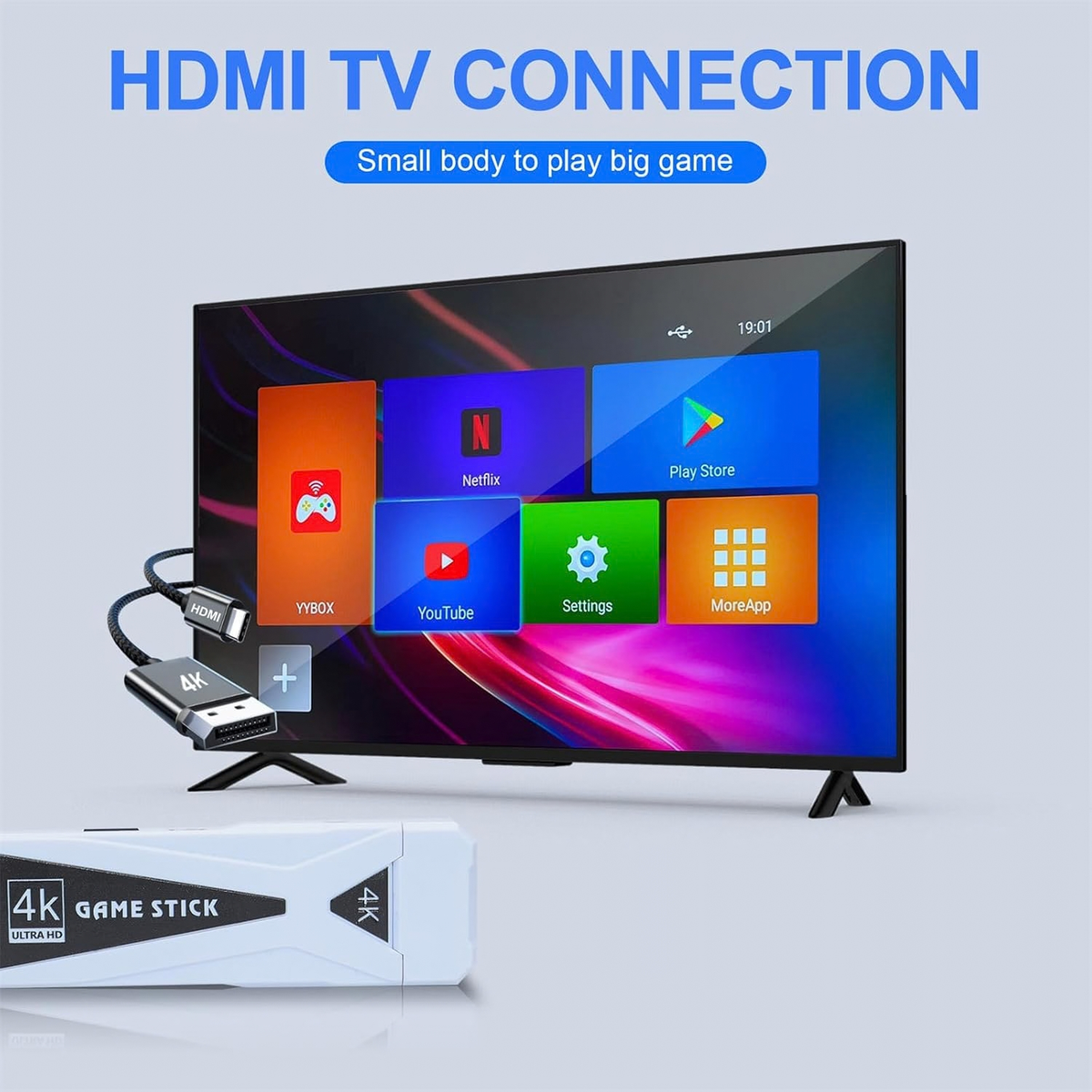 U10 Game Console with 10000 Games, 4K HDMI, Wireless Controllers