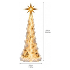 24'' Christmas Magic Trail Wall Light, Santa Sleigh Reindeer Wall Lights F