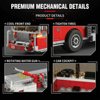 City Emergency Rescue Fire Truck Building Block Set