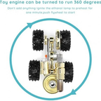 Gugxiom Hot Air Stirling Engine Kit, Mini Engine Kit