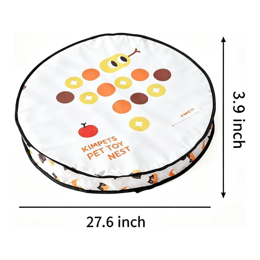 Meowball Mat Interactive Cat Toy, Automatic Hide and Seek Kitten Toy, Self Play