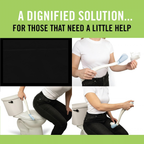 Toilet Aid Wiping Tool, 18" Personal Hygiene Wand for Seniors and Disabled