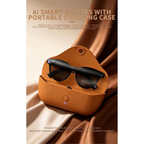 Smart Camera Glasses with 8MP HD Video, Bluetooth Audio & Translation
