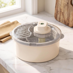 Electric Salad Spinner, Fruit and Vegetable Washer, Dryer with Non-Slip Base