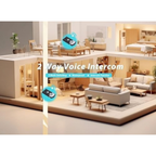 2 Way Voice Home Intercom for Elderly, Waterproof Intercomunicador