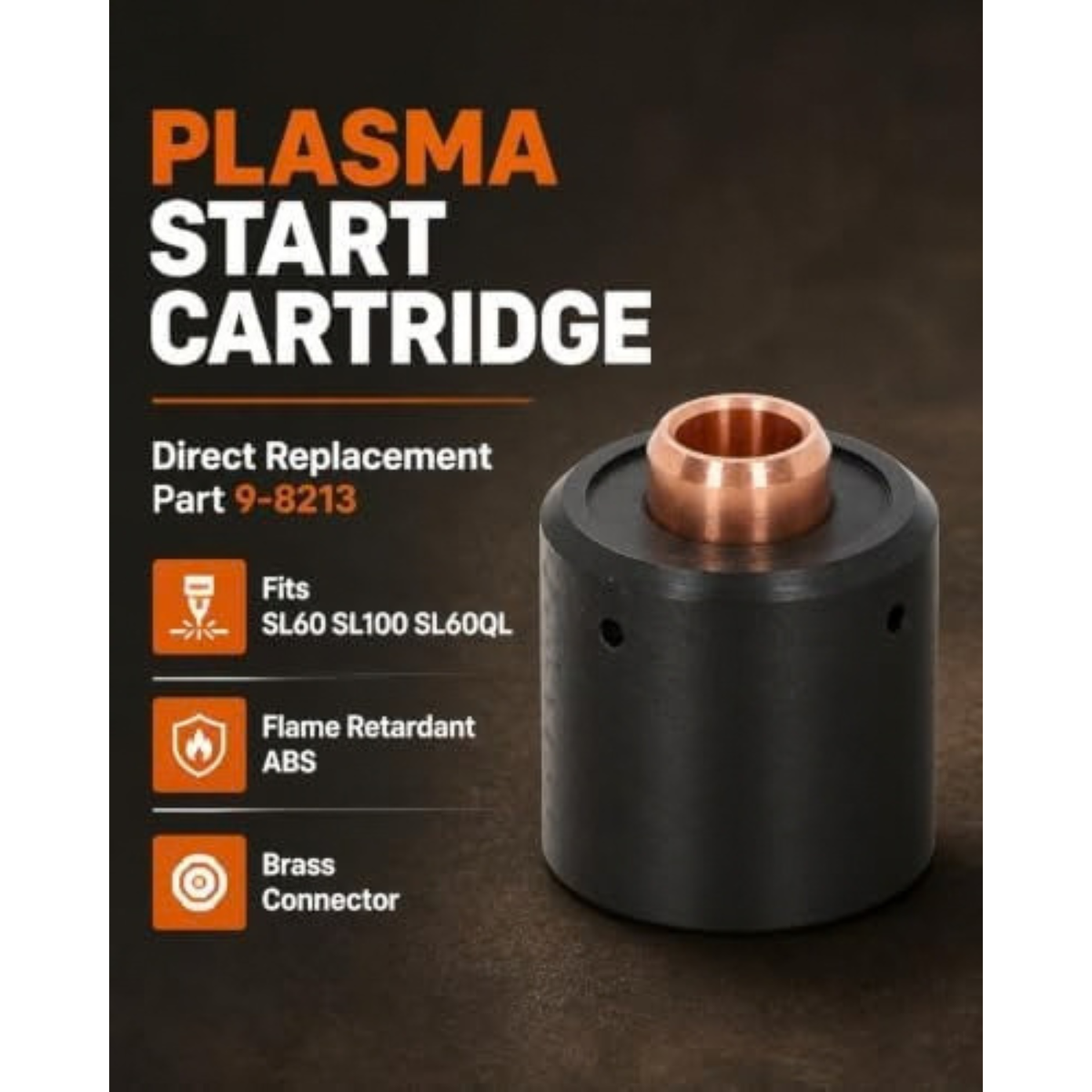 Plasma Start Cartridge Cutting Torch Cartridge 9‑8213 Replacement for Thermal Dynamics SL60 SL100 SL60QL