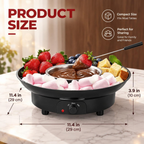 Caramel Apple Lazy Susan,Electric Chocolate Fondue Pot