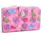 Vera Bradley Women's Disney Premium Cotton Turnlock Wallet
