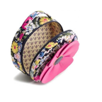 Vera Bradley Women's Premium Cotton Poppy Flower Cosmetic Bag– Poppy Fields