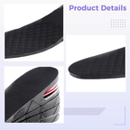 Height Increase Insoles: 4-Layer Breathable Air Cushion Shoe Lifts for High-Top Shoes