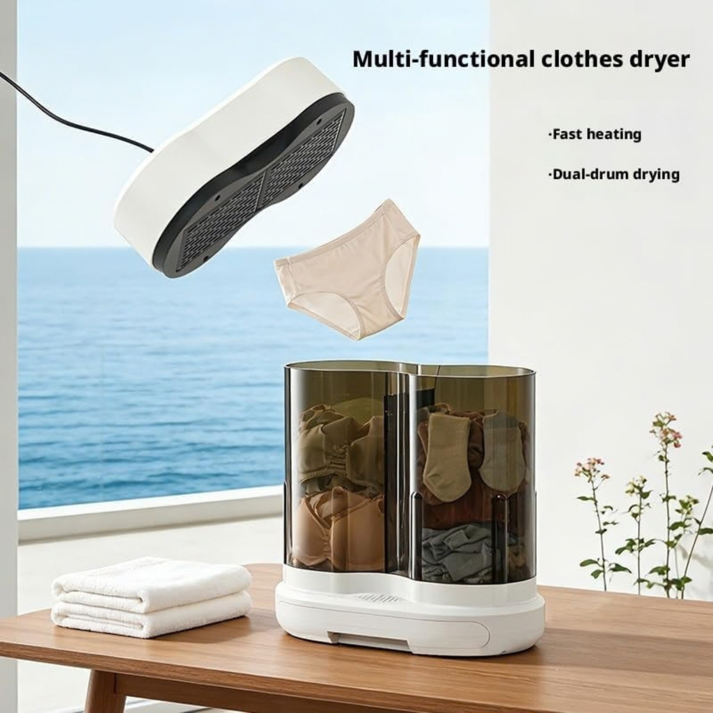 Portable Underwear Dryer, Mini Clothes Dryer with Dry Bag for Travel