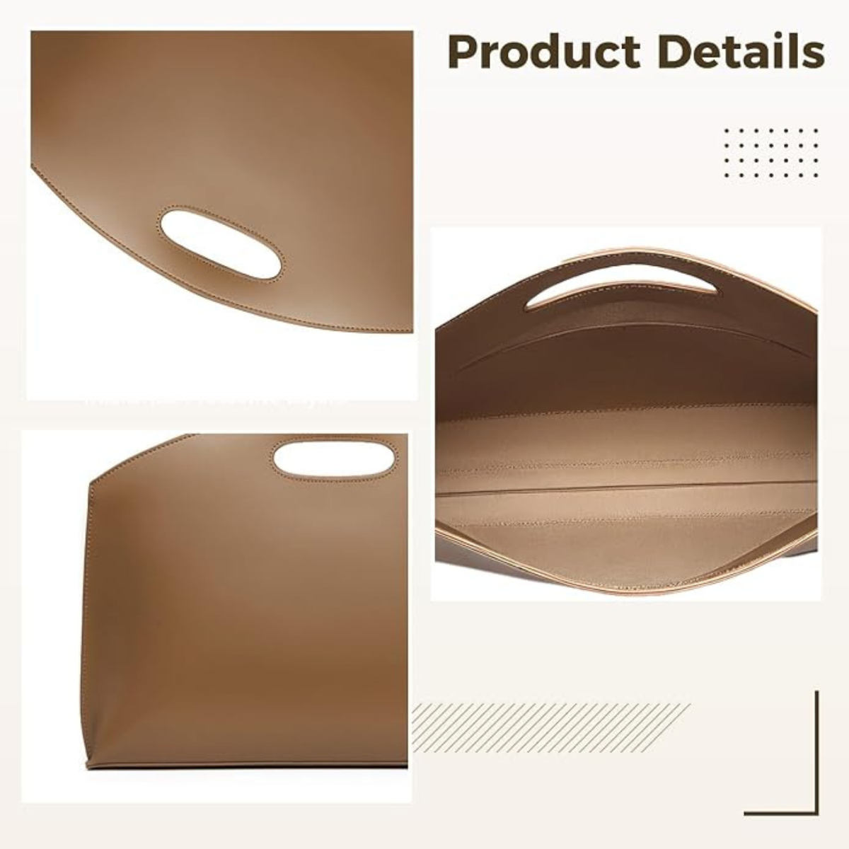 Caramel Women's Laptop Bag Briefcase Work Tote with Large Capacity for Office and Travel