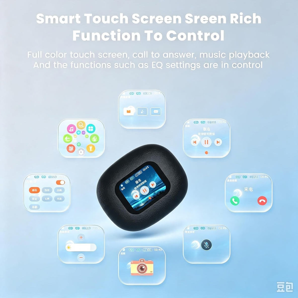 Open-Ear Bone Conduction Wireless Earbuds Bluetooth 5.4 with Smart Charging Case