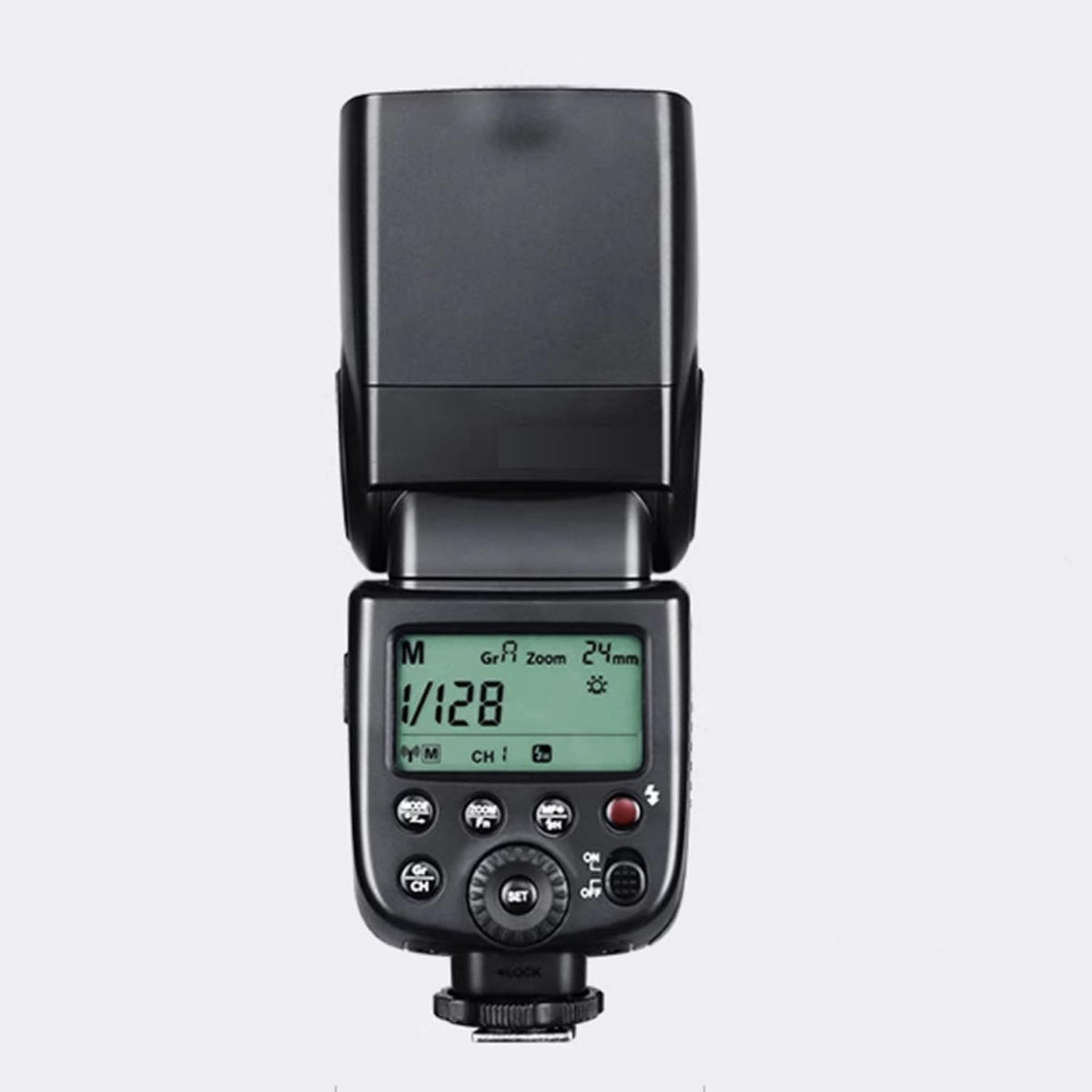 TT600 Universal Camera Speedlite Flash with Built-in 2.4G Wireless Trigger System, High-Speed Sync 1/8000s, LCD Display & Adjustable Bounce Head for Canon, Nikon, Sony, Olympus, Fujifilm