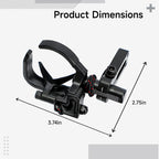 Drop Away Arrow Rest for Compound Bow, High-Speed Fall Away Arrow Rest with 4-Way Micro Adjustment