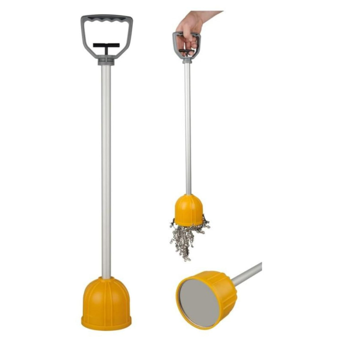 29 Inch Long Reach Magnetic Pickup Tool with Quick Release Handle