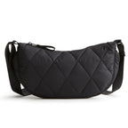 Quilted Puffer Crossbody Bag for Unisex- Lightweight Nylon Shoulder Bag, Waterproof Casual