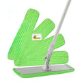 Microfiber Mop Floor Cleaning System - 18 Inch Professional Flat Dust Mop with 4 Reusable Pads
