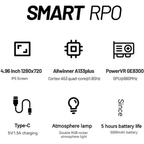 Smart Pro Open Source Handheld Retro Arcade, 4.96" HD, 64G, 12000+ Games