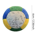 Professional Sand Filled Hacky Ball, Hacky Footbag for Adults, Kick Ball Training Sacks Foot Bags World Soccer Cup Coordination for Outdoor Foot Sports