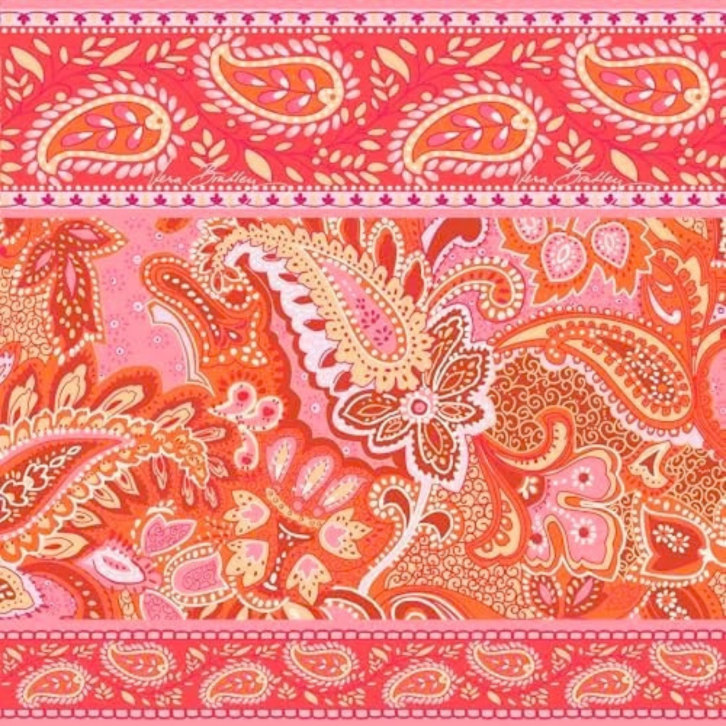 Vera Bradley Women's Premium Cotton Original Drawstring Backpack – Sherbet