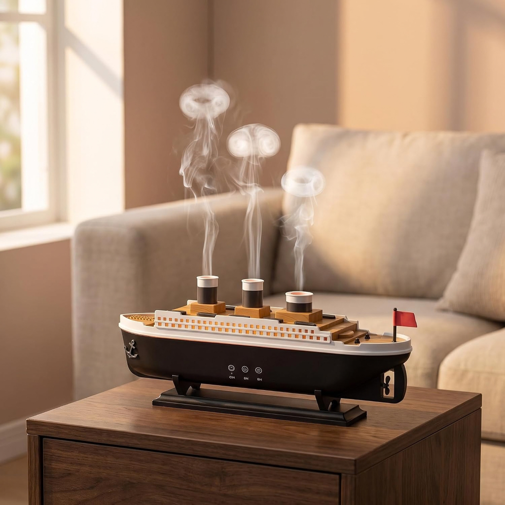 300ml Jellyfish Essential Oil Diffuser Ultrasonic Cool Mist Humidifier with Remote Control