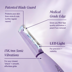 Michael Todd Beauty Sonicsmooth Pro+ Dermaplaning System & Eyebrow Trimmer