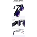 A2 AI Smart Glasses with 8MP Camera, HD Video, Translation, Voice Assistant