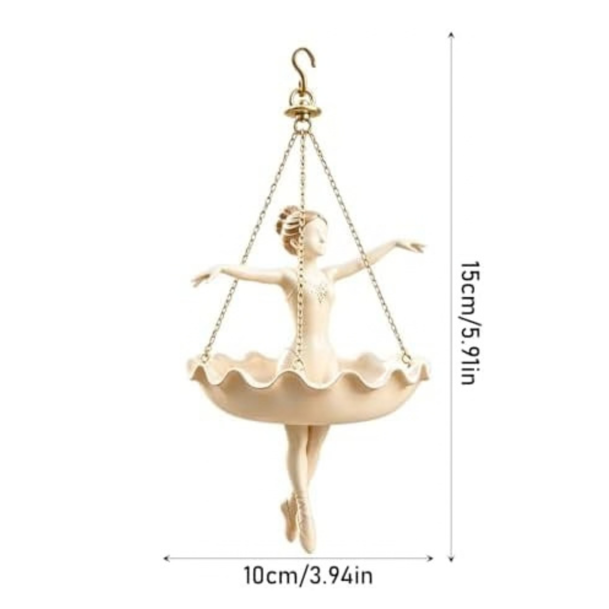 Ballet Dancer Hanging Planter, Hanging Planters for Indoor Plants, Plant Hangers Outdoor Decor, Ballerina Plant Holder and Hanging Flower Pot, Dance Teacher Gift Spider Plant Holder
