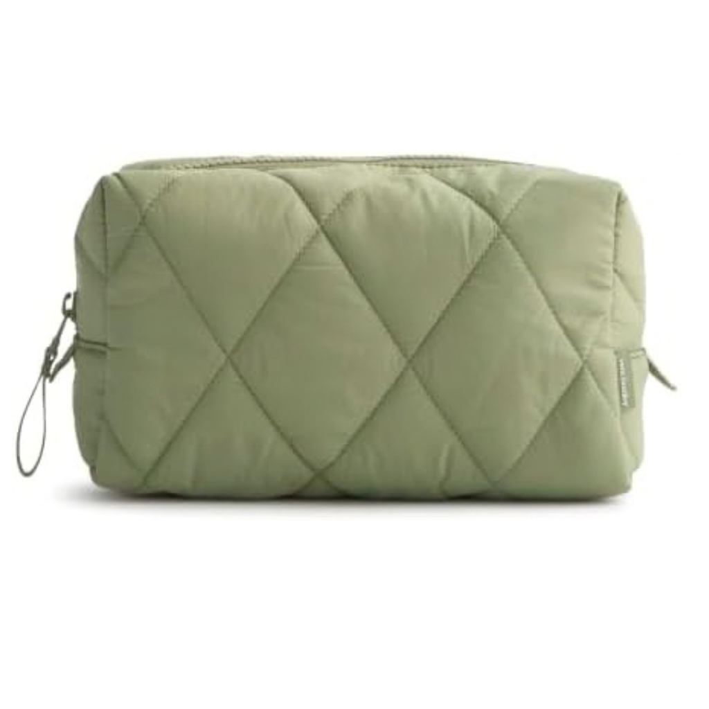Vera Bradley Medium Cosmetic Bag, Deep Lichen Green