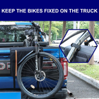 Pickup Trucks Tailgate Pad for 2 Bikes - 600D Oxford Cloth Tool Pockets