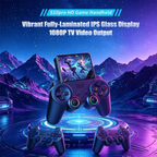 S10 Pro Handheld Game Console with 2 Wireless Controllers, 3.5" IPS Screen