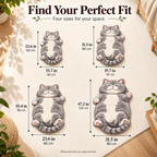 3D Cozy Cat Rugs, Sleeping Cat Rug Floor Mat for Entryway Bedside (#e,48in)