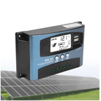 Gugxiom 100A Solar Charge Controller, 12V/24V Adaptive MPPT Tracking Charging Solar Charger Controller with LCD Display, 3 Stage Charging Dual USB Solar Panel Controller(100A)