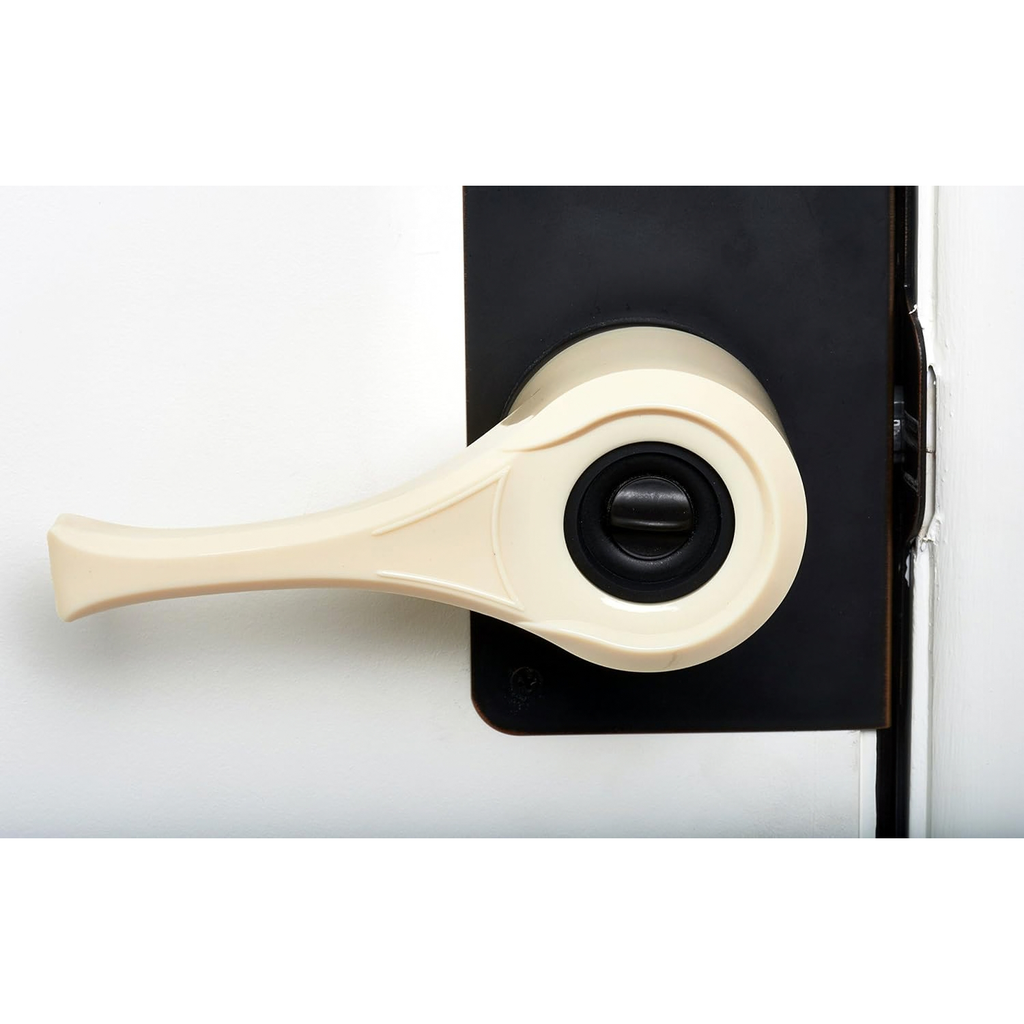 Leveron Round Doorknob Adapter Converts Round Doorknob to Lever No Tools Required