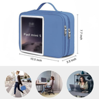 MATEIN Electronics Organizer Case, Cable Organizer Bag with Handle, Blue