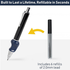 Heavyweight Mechanical Pencil Set, Ergonomic Weighted Pencil With Lead Refills