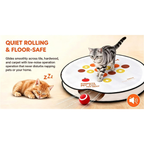 Meowball Mat Interactive Cat Toy, Automatic Hide and Seek Kitten Toy, Self Play