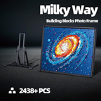 Milky Way Galaxy Micro Mini Blocks Wall Art Set for Adults