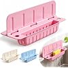 Foldable Kitchen Sink Splash Guard, 13.9 Inch ABS Sink Guard (Pink) ABS foldable sink splash guard measuring 13.9 x 4.9 x 3.5 in (35.4 x 12.5 x 9 cm) and weighing 8.1 oz (230 g).