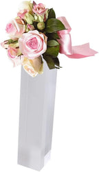 Acrylic Earring Holder Column Jewelry Display Stand Organizer Acrylic Column, for Stud Earrings and Bracelets, Retail or Individual Display, Keeps Keys Arranged