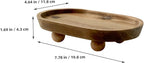 Handmade Wooden Tray Decorative Minimalist Design for Charcuterie Cracker Dessert Serving