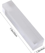 Acrylic Earring Holder Column Jewelry Display Stand Organizer Acrylic Column, for Stud Earrings and Bracelets, Retail or Individual Display, Keeps Keys Arranged