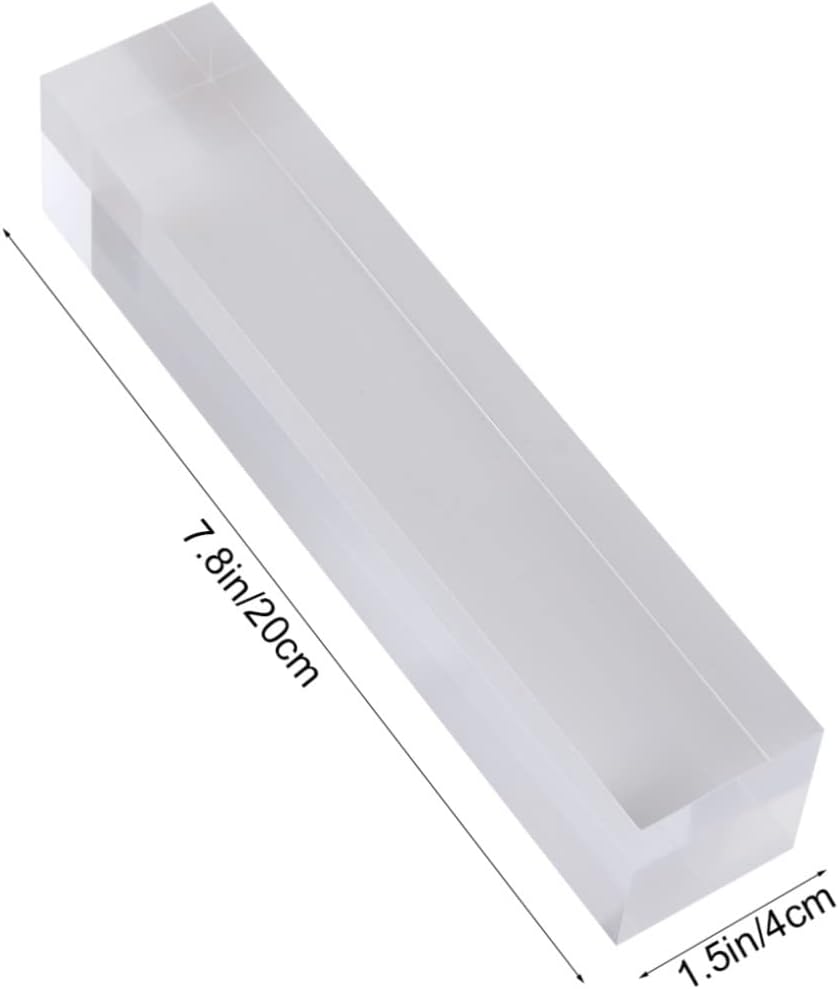 Acrylic Earring Holder Column Jewelry Display Stand Organizer Acrylic Column, for Stud Earrings and Bracelets, Retail or Individual Display, Keeps Keys Arranged