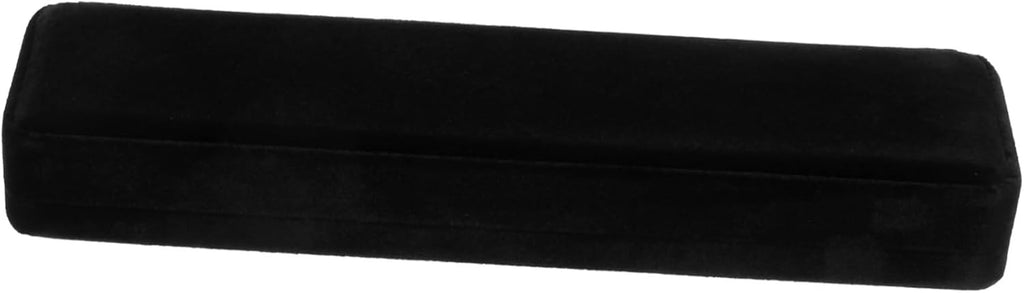 Jewelry Box for Necklace and Bracelet Display 2pcs Black Lint Simple Jewelry Storage, Easy to Carry, for Jewelry Store and Engagement Presentation