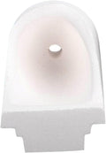 Porcelain Dental Centrifugal Crucible Cup for Metal Casting White Ceramic Build, Precise Centrifugal Use, Minimal Setup, Suited to Gold Work in Dental Labs