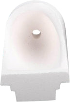 Porcelain Dental Centrifugal Crucible Cup for Metal Casting White Ceramic Build, Precise Centrifugal Use, Minimal Setup, Suited to Gold Work in Dental Labs